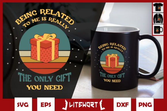 Being Related to Me Funny Christmas Design Review