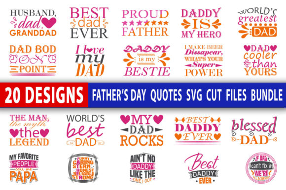 Father's Day Quotes SVG Design Bundle Review