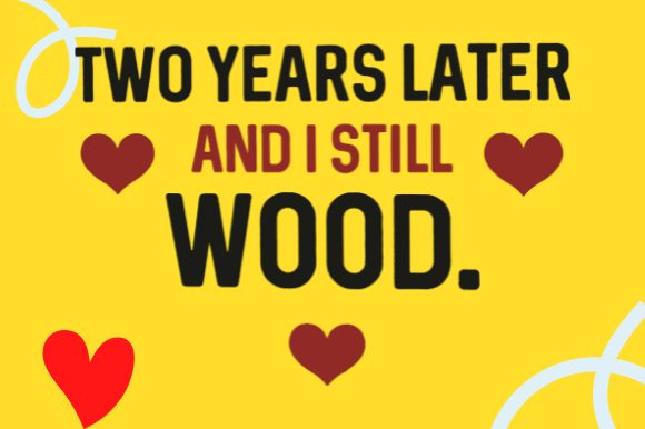 Funny 2nd Anniversary Gift for Wife Design Review