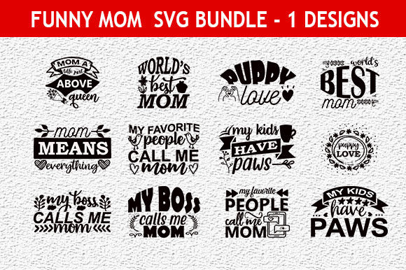 Funny Mom 40 Quotes Designs Bundle Review