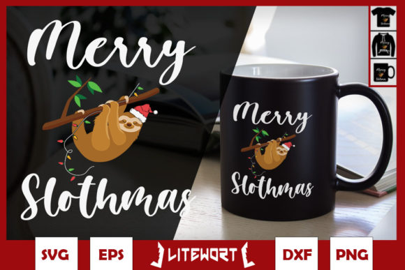Merry Slothmas Funny Sloth Christmas Review