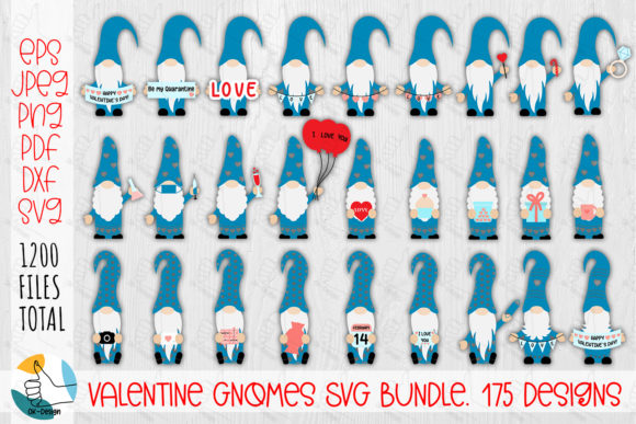 Review: Valentine Gnomes SVG Bundle for Embroidery